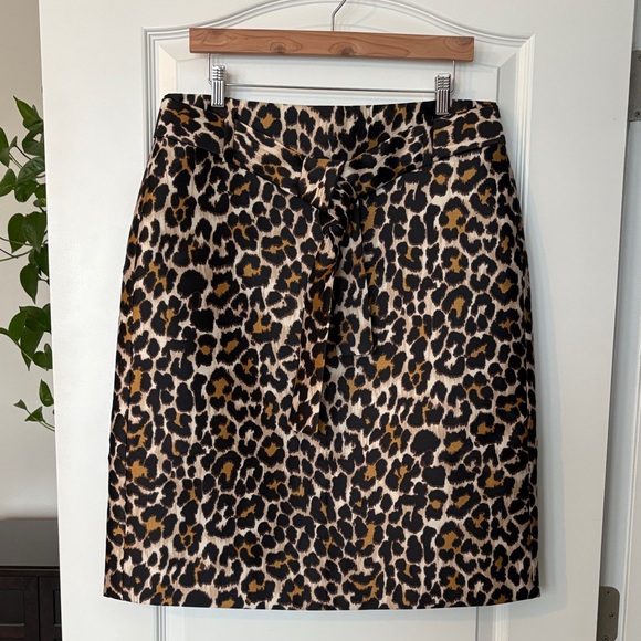 J. Crew Dresses & Skirts - J CREW animal print skirt